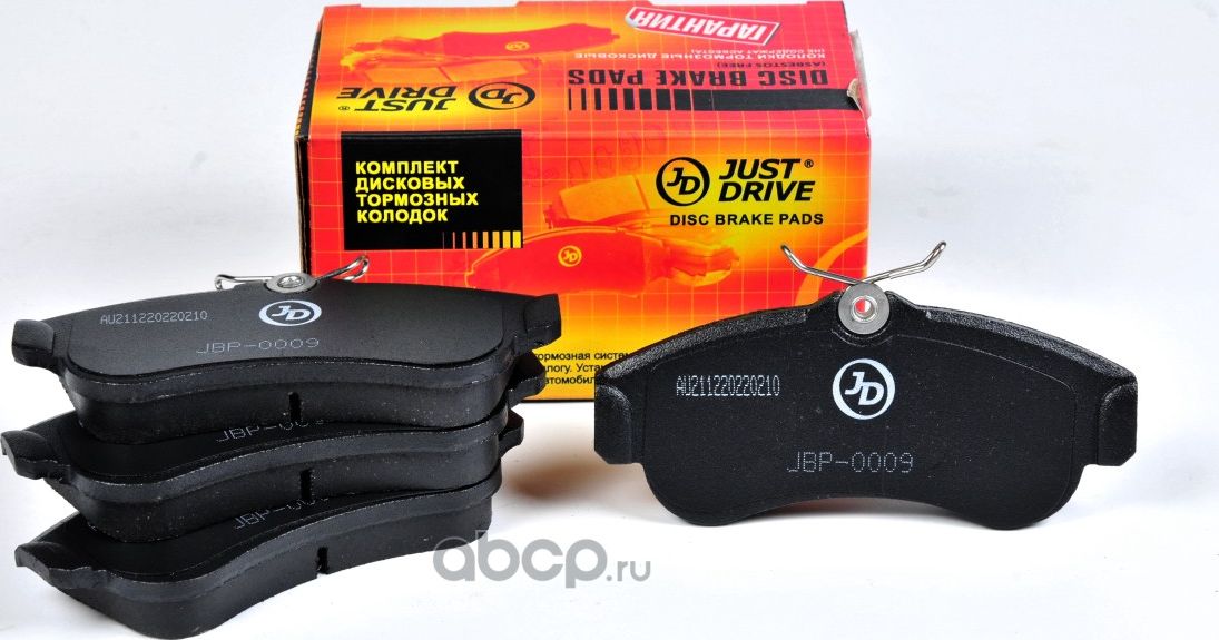 Колодки тормозные, передние D1180H (Just Drive). Артикул JBP0009