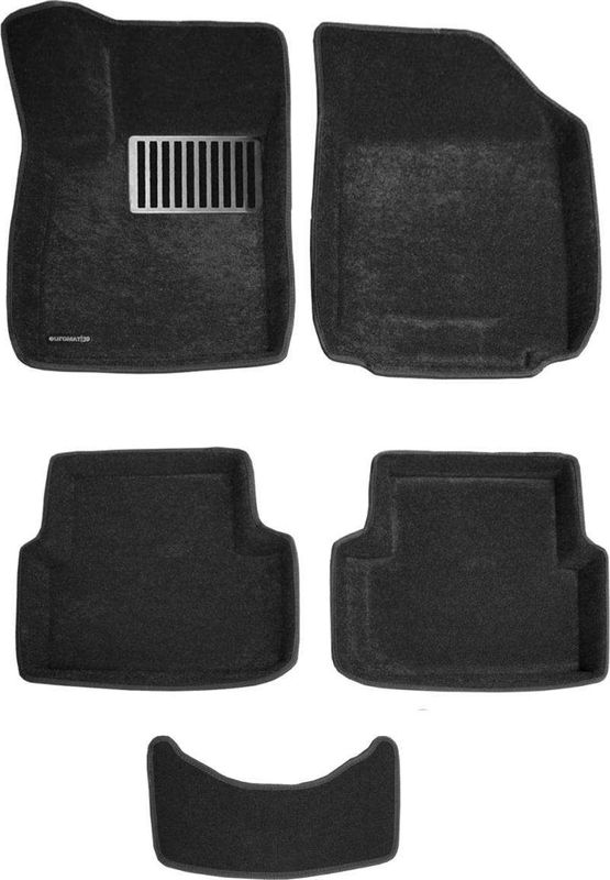 Коврики текстильные Euromat 3D Lux для салона Chevrolet Aveo II Sonic 2012-2026. Артикул EM3D-001501