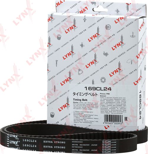Ремень ГРМ LYNXauto. Артикул 169CL24