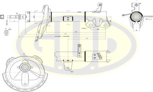 Амортизатор G.U.D.. Артикул GSA334395