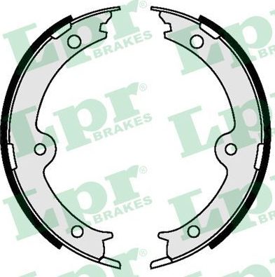 Тормозные колодки (стояночная тормозная система) LPR. Артикул 09610