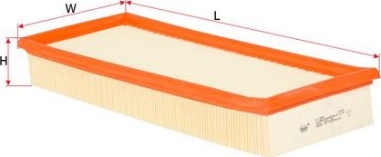 Воздушный фильтр Sakura. Артикул A-1956