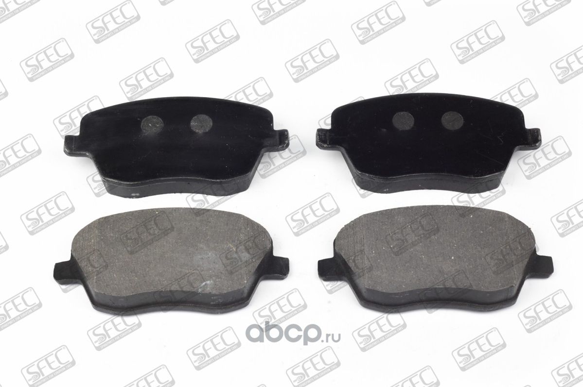 Тормозные дисковые колодки передние (Autosfec). Артикул BP001728