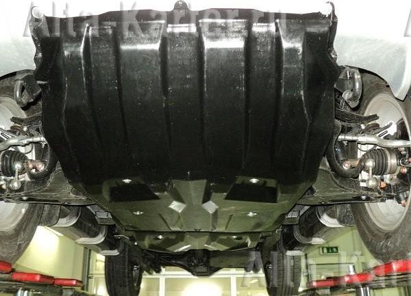 Защита композитная АВС-Дизайн для картера, КПП и РК Mitsubishi Pajero Spot II 2008-2015. Артикул 14.04k