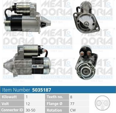 Стартер Meat & Doria для Mitsubishi Lancer IX 2003-2013. Артикул 5035187