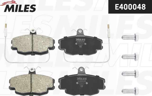 Тормозные колодки Miles (Low-Metallic) передние для Renault 11 1983-1988. Артикул E400048