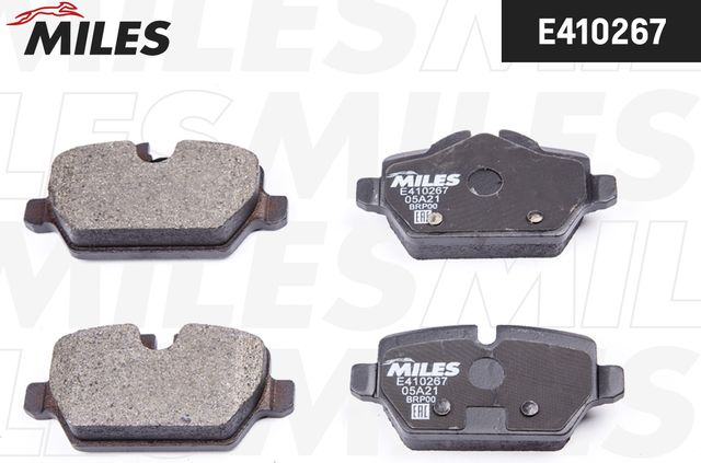 Тормозные колодки Miles (Low-Metallic) задние для MINI Countryman I (R60) 2010-2016. Артикул E410267