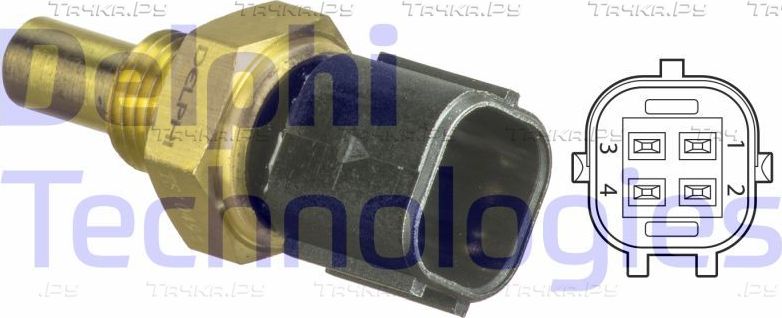 Датчик температуры охлаждающей жидкости Delphi. Артикул TS10494