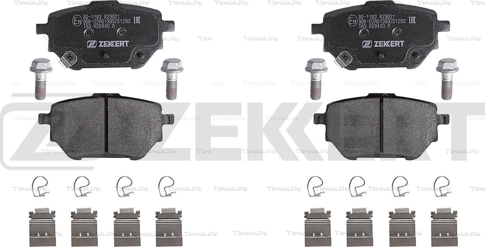 Тормозные колодки Zekkert. Артикул BS-1183