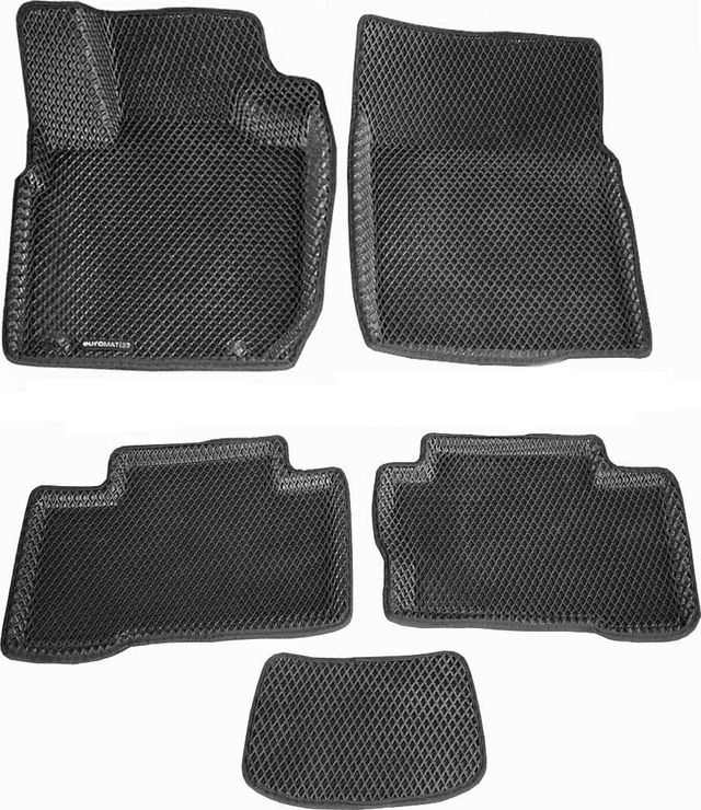 Коврики Euromat 3D EVA для салона Mitsubishi Montero Sport III рестайлинг 2019-2026. Артикул EM3DEVA-003603