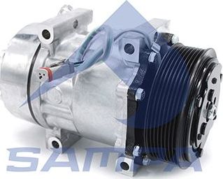 Компрессор кондиционера 4 ser. (95-), P,G,R,T ser. (04-) Sampa. Артикул 044.457
