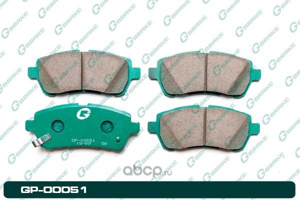 КОЛОДКИ G-BRAKE GP-00051 G-Brake. Артикул GP00051