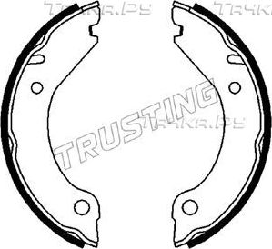 Тормозные колодки (стояночная тормозная система) Trusting задние для Volvo 780 1986-1988. Артикул 127.267