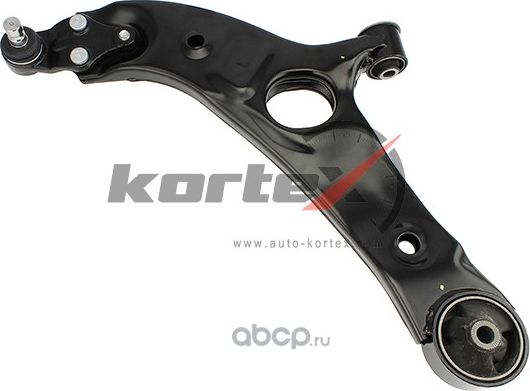 Рычаг HYUNDAI SANTA FE 12- пер.подв.нижн.лев.(без кронштейна для корректора фар) (Kortex). Артикул KSL5683