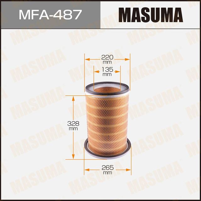 Воздушный фильтр Masuma. Артикул MFA-487