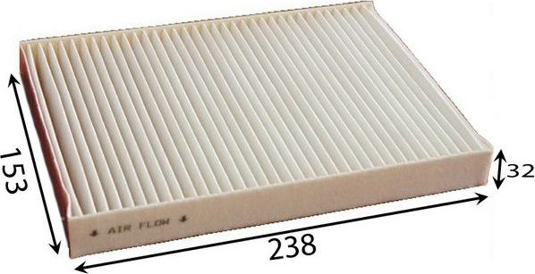 Салонный фильтр JS Asakashi. Артикул AC0182