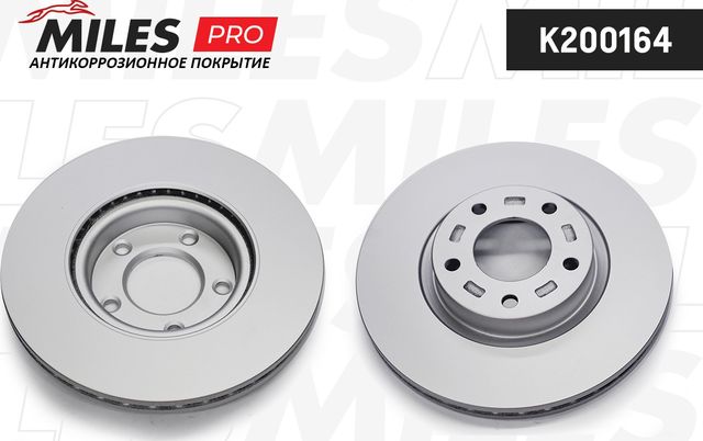 Тормозной диск Miles передний для Mazda 3 II (BL) 2008-2014. Артикул K200164