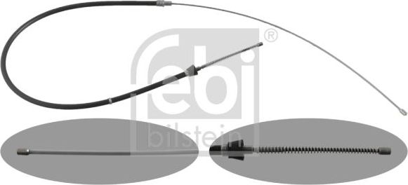 Трос ручника (тросик ручного тормоза) Febi Bilstein задний правый/левый для SEAT Mii 2011-2011. Артикул 48301