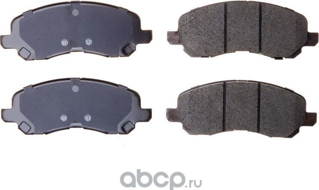 Колодки тормозные дисковые (противоскрипная пластина в компл.) (Avantech). Артикул AV1039