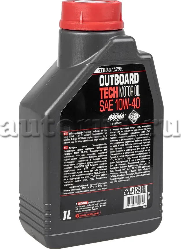 OUTBOARD TECH 4T 10W-40 TECHNOSYNT 1Л VN (Motul). Артикул 112751