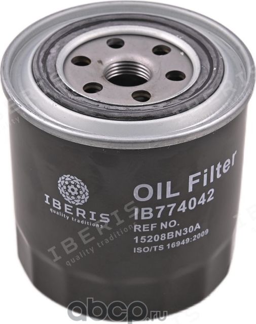 ФИЛЬТР МАСЛЯНЫЙ NISSAN ALMERA, X-TRAIL I 01-07,PATHFINDER 05 2,2-2,5 TD (Iberis). Артикул IB774042 