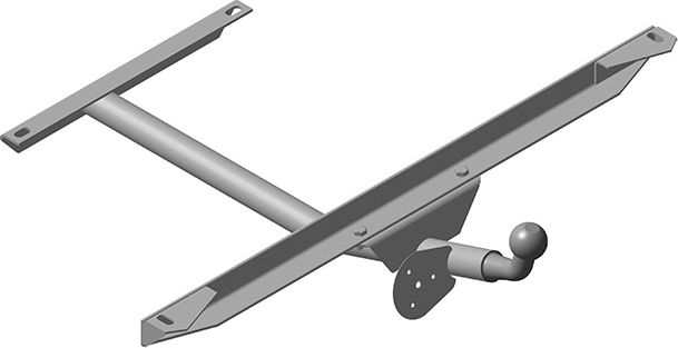 Фаркоп AvtoS (разборный) для ВАЗ 2109 1987-2006. Артикул VAZ-08