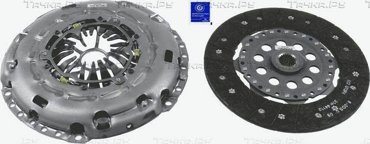 Сцепление (комплект) SACHS XTend для Volvo V70 III 2007-2015. Артикул 3000 951 819