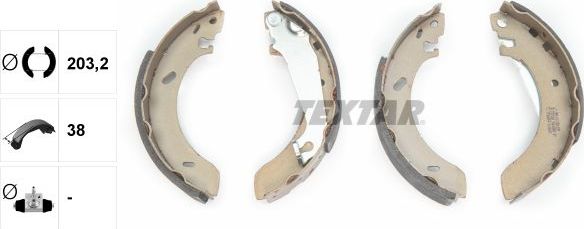 Тормозные колодки Textar. Артикул 91043800