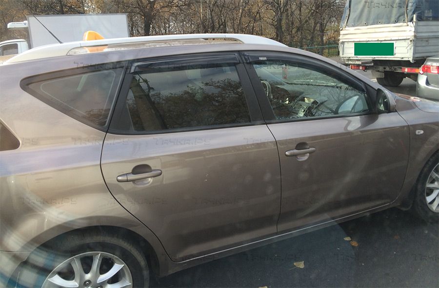 Дефлекторы V-Star для окон Kia Ceed I универсал 5-дв. 2007-2012. Артикул D04128
