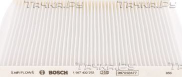 Салонный фильтр Bosch. Артикул 1 987 432 253
