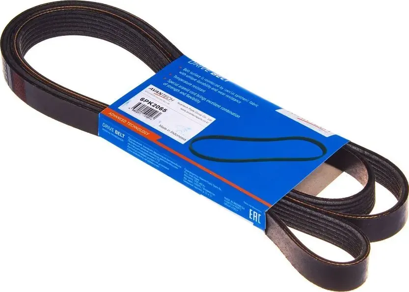 Ремень поликлиновый (Avantech). Артикул 6PK2065