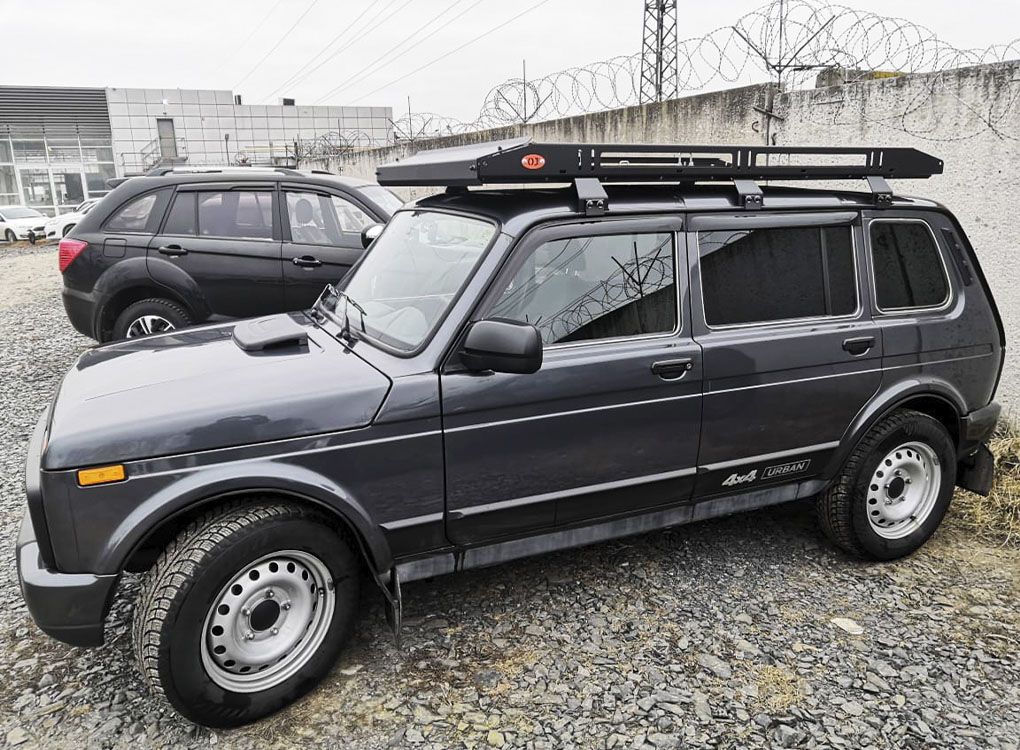 Экспедиционный багажник разборный OJ 2,1х1,2м для ВАЗ 2131 Нива, Lada 4х4 5 дв 1976-2026. Артикул 01.260.40