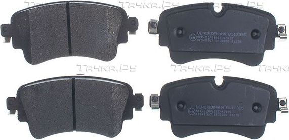 Тормозные колодки Denckermann. Артикул B111385