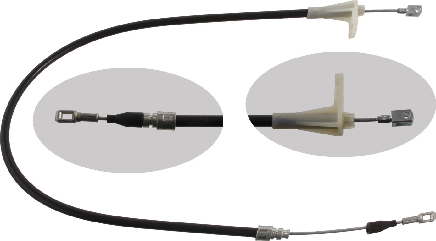 Трос ручника (тросик ручного тормоза) Febi Bilstein. Артикул 01666