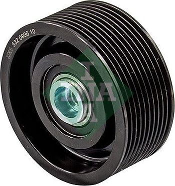 Направляющий (ведущий) ролик приводного поликлинового ремня Ina (Металл) для Renault K 2013-2026. Артикул 532 0996 10