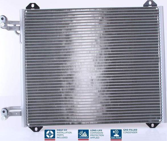 Радиатор кондиционера (конденсатор) Nissens (алюминий) для Audi A2 2000-2005. Артикул 94584