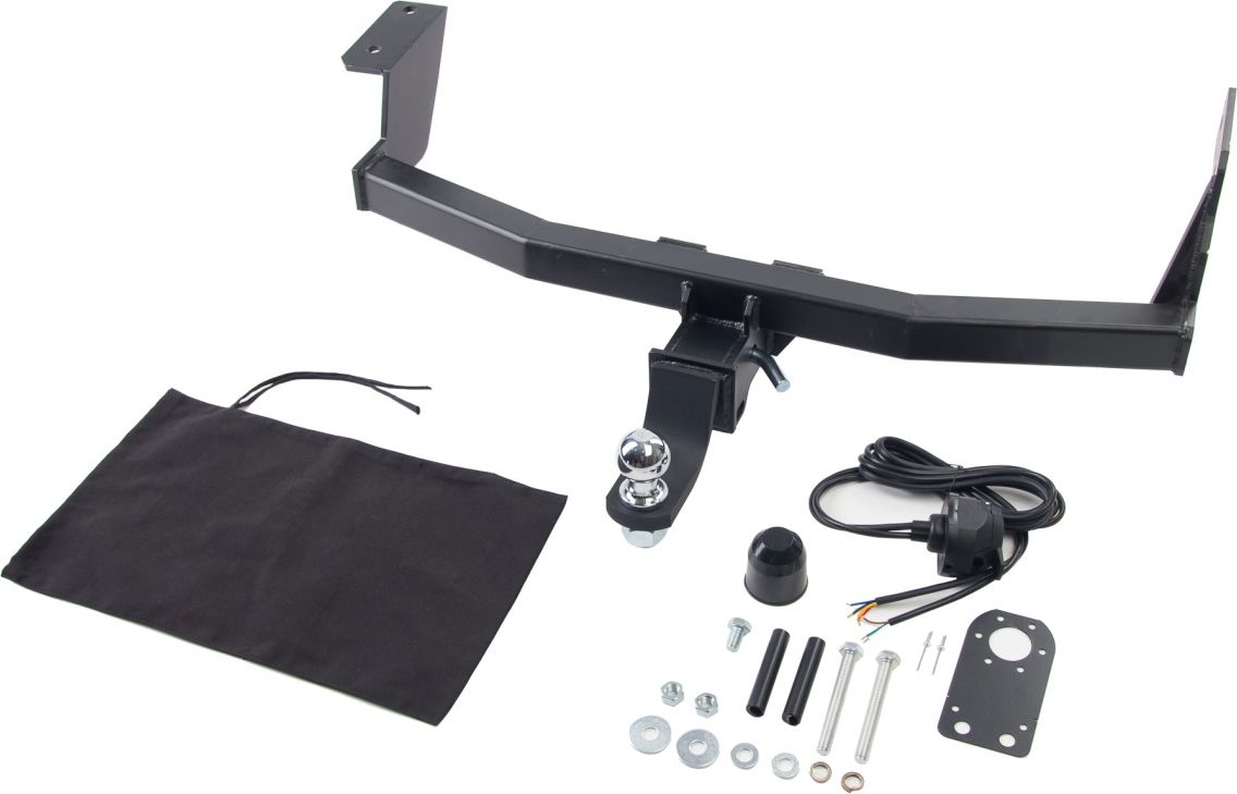 Фаркоп Halty для Toyota Nadia 2WD/4WD (вкл. комплектацию Type Su) 1998-2003. Американский квадрат. Артикул TNad98E (H.T65.E)