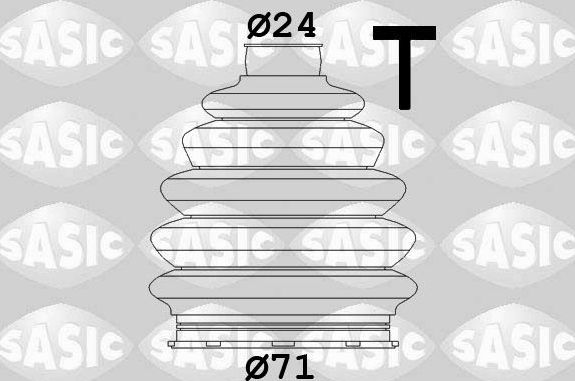 Пыльник ШРУСа наружный Sasic (термопласт). Артикул 1906101