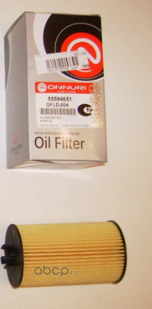 Фильтр масляный CHEVROLET  AVEO 1,4 08-, ORLANDO, OPEL  ASTRA H (Onnuri). Артикул GFLD004
