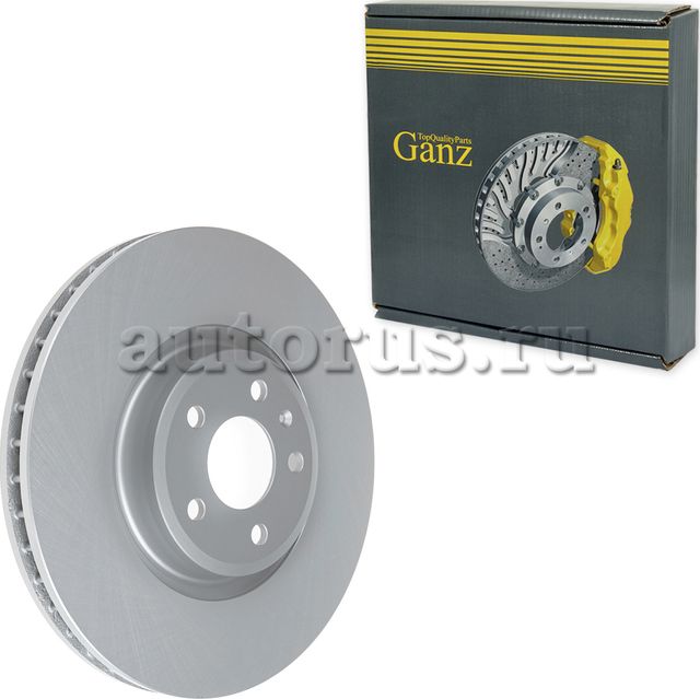 Диск тормозной передний с покрытием (Ganz). Артикул GIJ06240