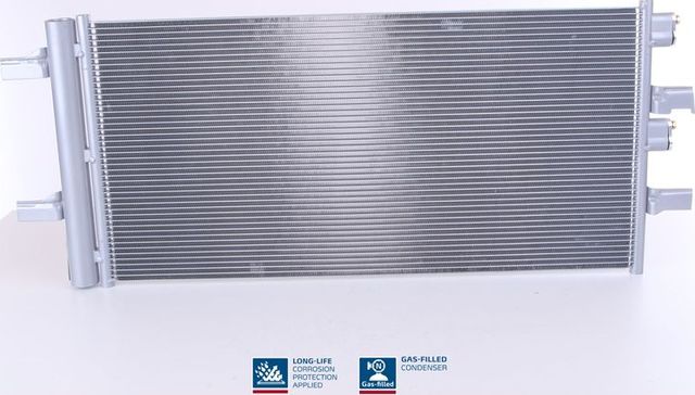 Радиатор кондиционера (конденсатор) Nissens (алюминий) для MINI Clubman II (F54) 2014-2026. Артикул 940509