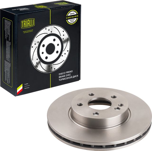 Тормозной диск Trialli передний для Mercedes-Benz Viano I (W639) 2003-2014. Артикул DF 155106