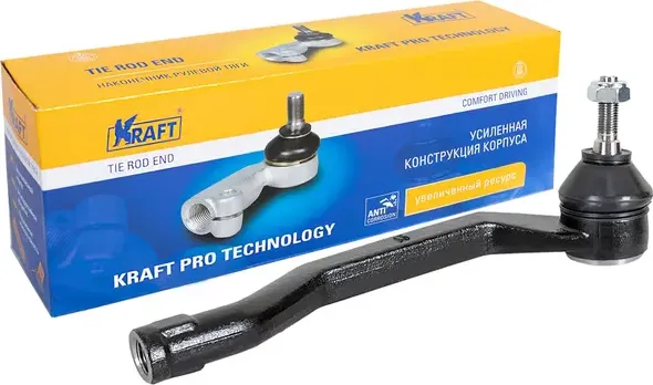 Наконечник рулевой тяги RENAULT DUSTER 12- прав. (Kraft). Артикул KT032299