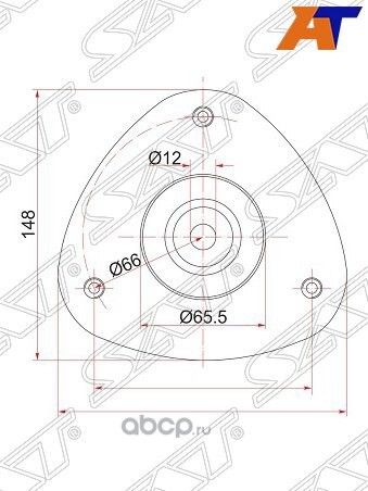 ОПОРА ПЕРЕДНЕЙ СТОЙКИ HONDA HR-V 98-05 ST-51920-S2 (SAT). Артикул ST51920S2H004