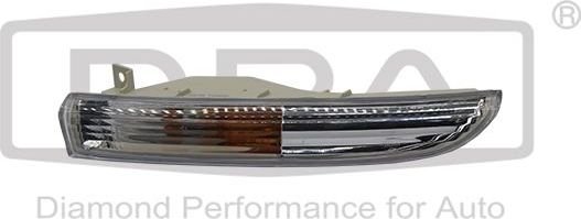 Поворотник (фонарь указателя поворота) DPA правый для Volkswagen Passat CC I 2008-2012. Артикул 99531790202