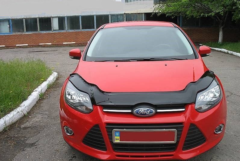 Дефлектор VT52 для капота Ford Focus III седан 2011-2015. Артикул FR26VT