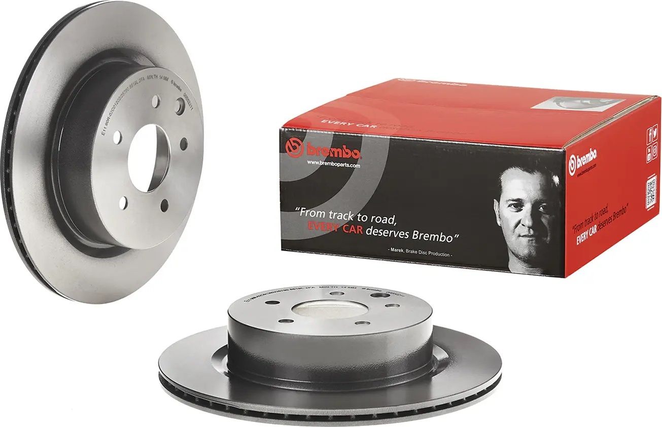 Тормозной диск Brembo PRIME LINE - UV Coated. Артикул 09.B522.11