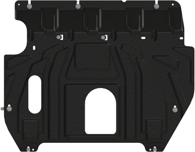 Защита Шериф (2 мм) для картера и КПП Haval Dargo 4WD 2022-2026. Артикул 39.6146 V2