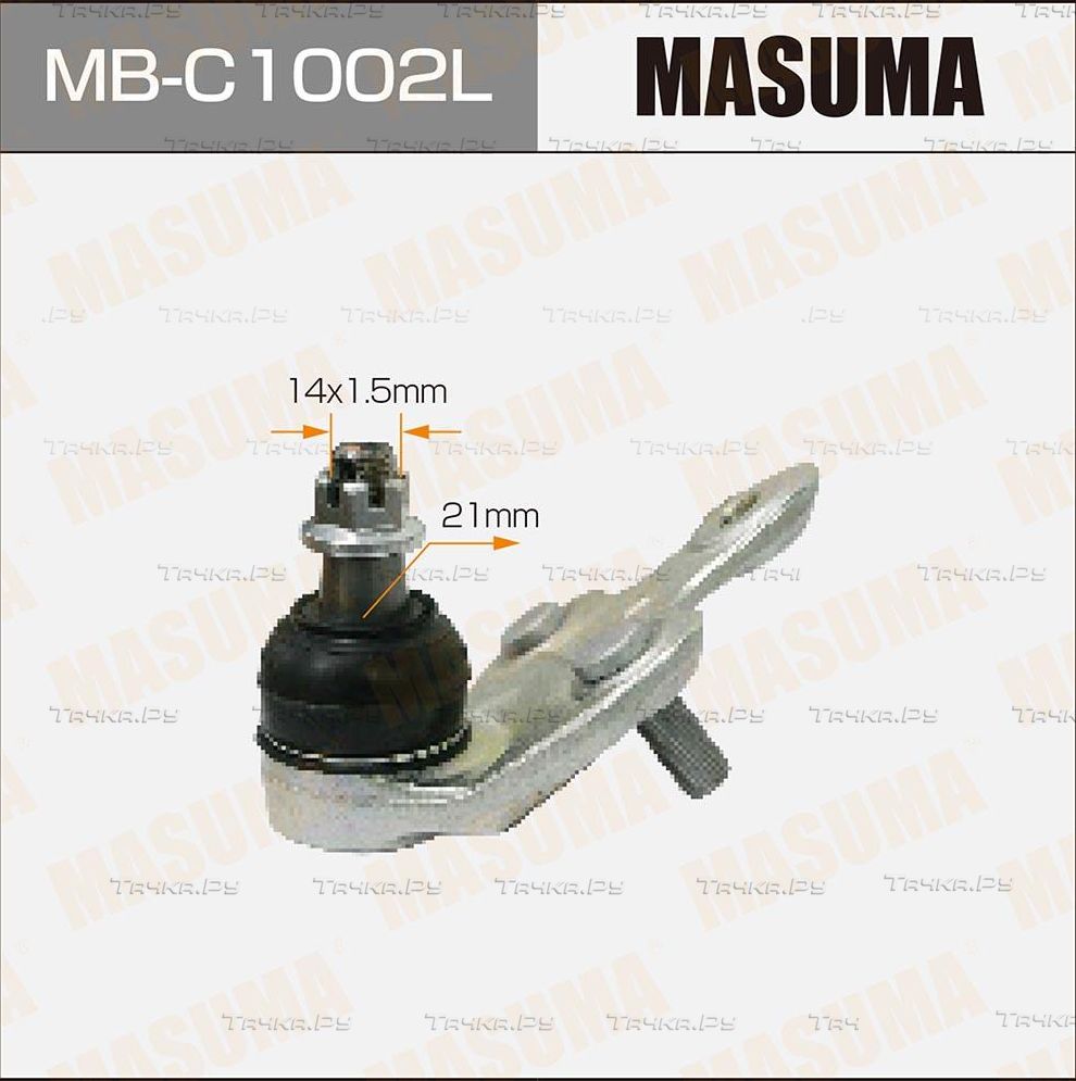 Шаровая опора Masuma передняя передняя левая нижняя для Toyota Highlander III (U50) 2014-2019. Артикул MB-C1002L