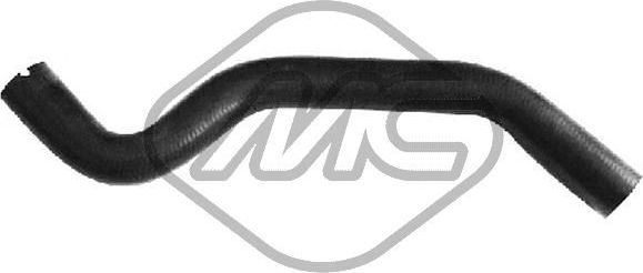 Патрубок радиатора (системы охлаждения) Metalcaucho. Артикул 09499